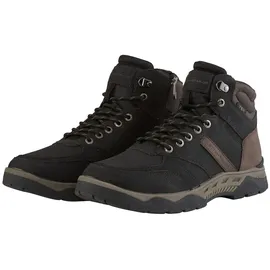 Tom Tailor Herren Wasserfeste Stiefel mit Fütterung, schwarz, Uni, Gr. 45