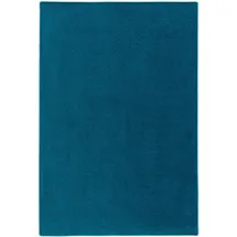 Snapstyle Hochflor Velours Teppich Luna Petrol in 24 Größen