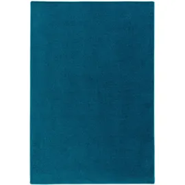 Snapstyle Hochflor Velours Teppich Luna Petrol in 24 Größen