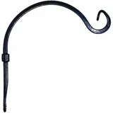 Siena Garden Wandhaken gebogen 40 cm schwarz