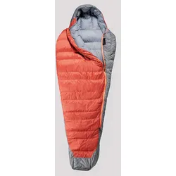 Schlafsack Daunen Trekking - MT900 0 °C, braun|grau|orange, M