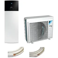 DAIKIN Altherma Paket 3 R F, Baugröße 8, mit integ. 180 l Warmwasserspeicher H 9 kW, Baugröße 4,00 V E-Heizstab