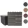 Mendler WPC Bodenfliese Rhone grau 30 x 30 cm 11 St.