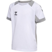 Hummel Lead Poly Kurzarm-t-shirt - White - 14 Jahre