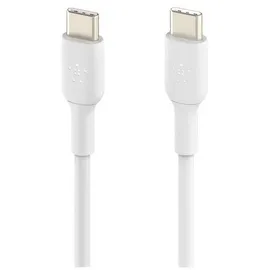 Belkin USB-C/USB-C Kabel 1m PVC, weiß CAB003bt1MWH