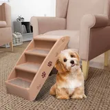 vidaXL Klappbare Hundetreppe Braun 62 x 40 x 49,5 cm
