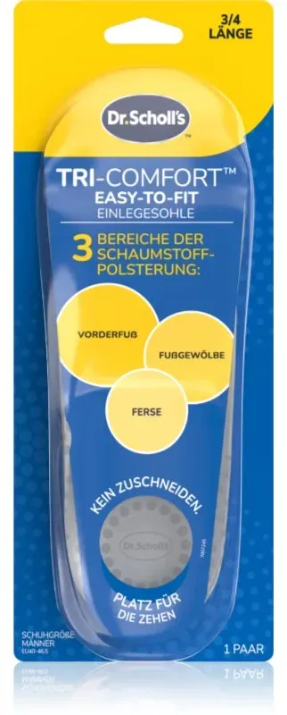 Scholl Dr. Scholl's Tri-Comfort Schuheinlagen Größe Large - Men's EU 40 - 46.5 1 Paar