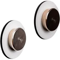 silwy silwy® Smart Magnet-Pins inkl. Metall-Nano-Gel-Pads, silber/weiß