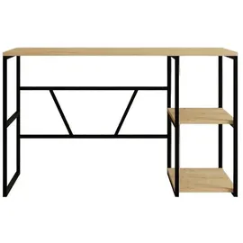 Skye Decor Skye Decor, Caste - Sapphire Oak, Schreibtisch, Saphireiche, 100 % MELAMINBESCHICHTETE SPANPLATTEN, 120 x 60 x 74 cm - Braun