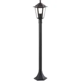 Brilliant Außenstandleuchte Glas Metall 100,0 cm 1x E27 schwarz