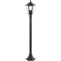 Brilliant Außenstandleuchte Glas Metall 100,0 cm 1x E27 schwarz