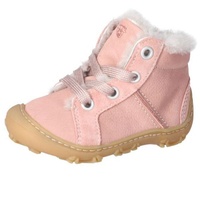 RICOSTA Hohe Boots ELIA von PEPINO für kleine Abenteurer Winterschuhe Schnürer Lammfellfutter Barfuß-Schuh Mädchen barbie Rosa Größe 25