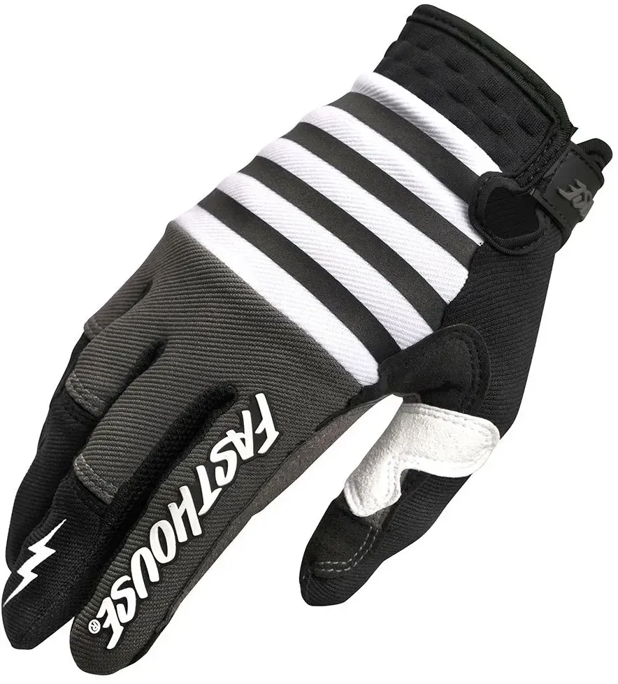 Fasthouse Speed Style Omega Offroad-handschuhe - White / Grey - S - Short