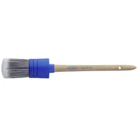 WISTOBA Lackier-Ringpinsel KREX blaue Kunststoff-Fassung 2-fach Vorband blauer Deckel Gr. 10, Ø 40 mm
