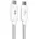 Hyper Next Typ-C Kabel 1 2m/4ft Weiß