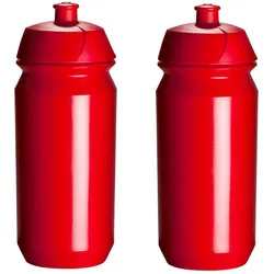 Trinkflasche 2x - 500 ml - Rote Flasche 500ML