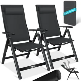 Kesser Campingstuhl Hochlehner Schwarz