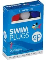 Get Plugged Swim Plugs Bouchons Natation D'Oreille 6 pc(s)