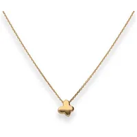 Schmuck Krone Goldkette 0,5mm Fantasiekette Schmetterling aus 585 Gelbgold 42cm, Gold 585 goldfarben