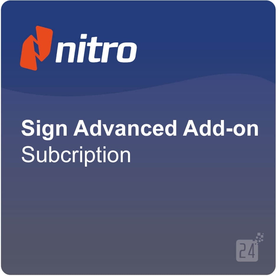 Nitro Sign Advanced Add-on Subscription ML ESD