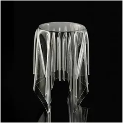 Klein & More Illusion Beistelltisch Tall Illusion | transparent | Tall Illusion: Ø 32cm, H: 56cm