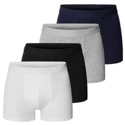 Bread and Boxers Organic Cotton Boxers 4P Mixed Ökologische Baumwolle Medium Herren