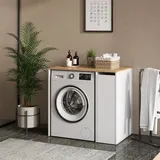 Vicco Viktor, Weiß/Artisan, 93.6 x 88.2 cm mit Fächern und Tür,