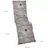 GO-DE Polsterauflage 170 x 50 x 6 cm grau 1 St.