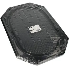 Papstar Servierplatte PET 45 cm x 30 cm 10 St. Schwarz