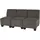 MCW 3-Sitzer Sofa Couch Moncalieri, Stoff/Textil ~ braun,