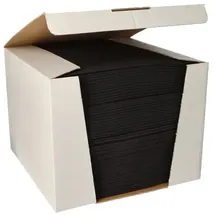 Papstar 100 Servietten "ROYAL Collection" 1/4-Falz 40 cm x 40 cm tiefschwarz