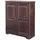 OTTO home Cubrix 86 x 100 x 35 cm Dunkelbraun