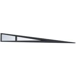 Seitenkeil | RAL 7016 | Farbe Klar | Tiefe 3,50 m