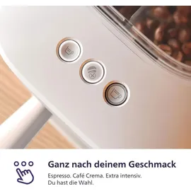Philips Baristina Espressomaschine BAR320/00 mit Bean Swap Naturweiß / Weiß