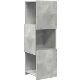 MOBCANT Modern Eckschrank & Aufbewahrungsschränke Beton Grau Holzwerkstoff Schließfächer mit Stauraum Spind Schrank für Duschraum Küche Arbeitszimmer Schlafzimmer (30,5 x 30 x 95 cm)