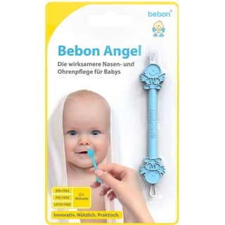 Bebon Angel – der bessere Nasenreiniger und Ohrenreiniger für Babys | Sichtbar wirksamer als Nasensauger / Nasensekretsauger