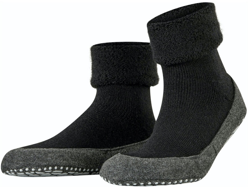 Preisvergleich Produktbild FALKE Cosyshoe Hausschuhe Herren black 45-46