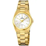 Festina Damenuhr Klassik F20557/2 Armbanduhr Edelstahl gold D2UF20557/2 - Goldfarben