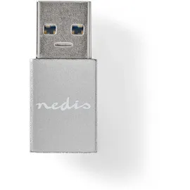 Nedis USB-A Adapter USB 3.2 Gen 1 | USB-A Stecker | USB-CTM Buchse | 5 Gbps | Vernickelt | Schwarz | Box