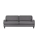Soho Couch Flachgewebe 3-Sitzer Grau