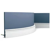 Orac Decor SX195F Luxxus HAMBURG Flexible Zierleiste Stuckleiste Neo-klassizismus-stil Weiß