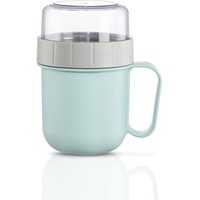 Xavax Müslibecher 2 Fächer, Müslibecher für z.B. Joghurt, Milch,