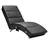 CASARIA Relaxliege London Kunstleder 186 x 89 x 55 cm Schwarz mit Massage und Heizfunktion