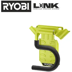 RYOBI LINK Aufhängehaken, Aufhängung Werkzeuge, Pulverbeschichtetes Metall, klappbar, klein