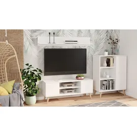 raumhirsch furniture Lowboard 40x50 cm Weiß Holz