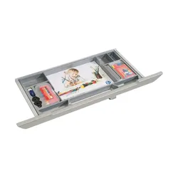 PAIDI Schreibtischauszug  Tablo , silber , Maße (cm): B: 78,2 H: 4,8 T: 37.9