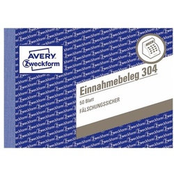 Avery Zweckform Formularbuch »Einnahmebeleg mit Dokumentendruck« grün, 14.8x10.5 cm