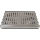BieTal Tropfblech 25 x 16 x 2 cm silberfarben