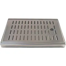 BieTal Tropfblech 25 x 16 x 2 cm silberfarben