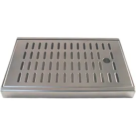 BieTal Tropfblech 25 x 16 x 2 cm silberfarben